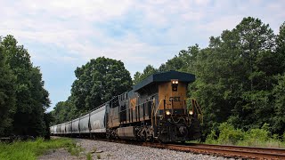 CSX ES44AH 3110 leading on CSX L248 at Forest City 7/15/24