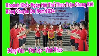 Khoảnh Khắc Ngày Hội Thể Thao Tại Giải Bóng Chuyền Nam Nữ Xã Đồng Văn 2024 Trận Chung Kết