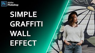 Add Graffiti to a Wall in Photoshop | Photoshop Tutorial | Graffiti Wall Effect