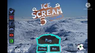 ICE SCREAM 5 OFFICIAL MENU | ICE SCREAM 5 FRIENDS | ICE SCREAM 5 | ELEPHANTER GAMING | (FANMADE)