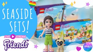 Seaside Sets - Lego Friends live stream, build and cosy chat