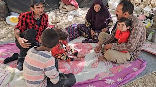 "Back to the roots: Jesus and his family visit his father in the nomadic mountains"