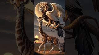 ai draws animal fusion #ai #youtubeshorts #midjourney#aianimals  #animalfusion #aidrawing