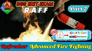 RAFF Exit Exam Questions #2 | PDF on www.exitexamportal.com | Refresher Advanced Fire Fighting