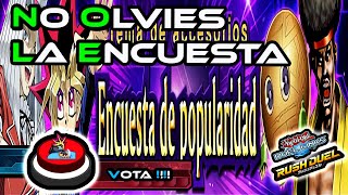 Yu-Gi-Oh! Duel Links Campaña: Tema De Accesorios Encuesta De Popularidad [Vota !!!!]