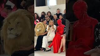 POV: You're sitting in between Kylie and Doja Cat at Schiaparelli show #shorts #fyp #celebrity