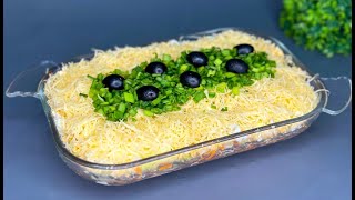 Вкуснейший салат "УЛЁТНЫЙ ЦЫПЛЁНОК"! Только поставишь на праздничный стол, а его уже не.