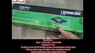 Dongkrak Jembatan 2 Ton Tekiro / Scissors Jack