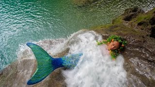 Waterfalls Mermaid Photo Shoot BTS (Mae @ Cambais Falls)