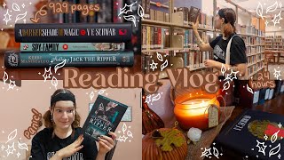 24 HOUR READATHON 🍂🎃 finding 5 star reads, books set in London & chaos with katie