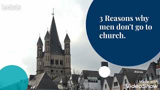 3 reasons why men don't go to church