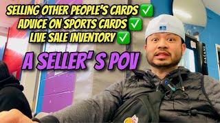 BUYING INVENTORY FOR INSTAGRAM LIVE SALE | SELLING SPORTS CARDS AT THE GARFIELD SHOW IN NJ | VLOG