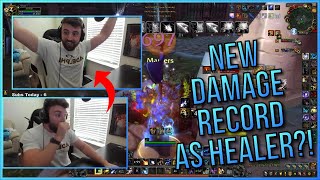 NEW DAMAGE RECORD AS HEALER?!? | 9.1 PvP WoW Highlights #56