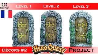 🇫🇷 Peindre ses figurines de jeu de plateau - Heroquest Project :Décors #2  - Level 1/2/3