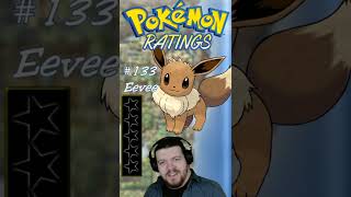 133 Eevee Pokémon Ratings #Shorts