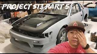 Project S13 240SX [Episode 6] - TEST FITTING BODY KIT DMAX