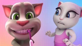 توم يلعب بأغراض أنجيلا! تجميع الرسوم المتحركة لـ Talking Tom للأطفال | WildBrain أطفال