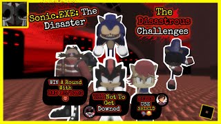 The Disastrous Challenges | Sonic.EXE: The Disaster [1.2 PUBLIC ALPHA] | Mobile | Part 4 #roblox