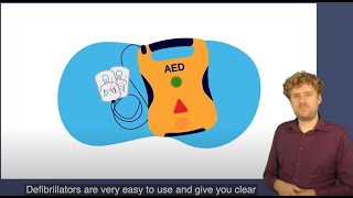 Using a defibrillator - BSL - North East Ambulance Service