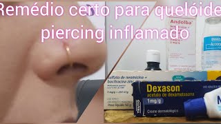 POMADA PARA PIRCING INFLAMADO tirou quelóide em 1 dia • Pare de procurar!