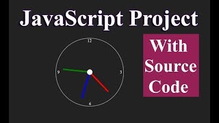 javascript project with source code 😮 analog clock 😍
