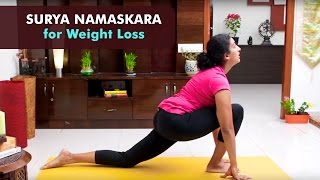 Hatha Yoga Surya Namaskara Sequences for Super Fast Weight Loss & Body Toning