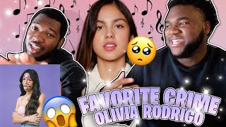 REACTING TO OLIVIA RODRIGO - FAVORITE CRIME (Lyric Video)| COASTAL BUSTAS