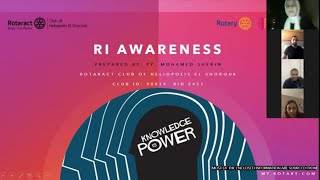 Brief Rotary Awareness توعية مختصرة عن نوادي روتاري