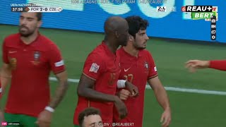 Portugal VS Czech Republic 2-0 Extended Highlights & All Goals 2022 | Cancelo  Guedes goals