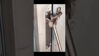 Smart work , iron door lock style