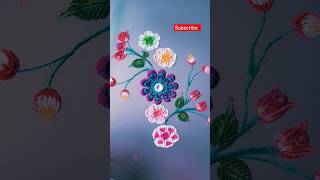 | Flower rangoli | #ytshorts #shorts #shortfeed