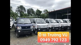 Xe tải Dongben K9 2022 thùng mui bạt 990kg màu trắng tại Cần Thơ 0949792123