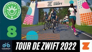 Tour de Zwift - Stage 8 Big City Champs Intro