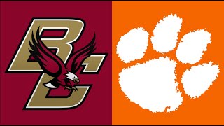 2021 College Football: Boston College vs. (#25) Clemson (Full Game)