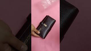 Women Leather Wallet.. 🌻🌻 From Amazon.. Rs-899/-#shorts #ytshorts #wallet #unboxing