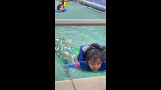 Swimming lesson for kids