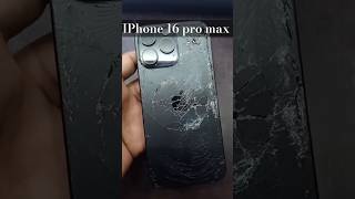 Apple iPhone 16 Pro Max || crushed || #accident #apple #iphone16promax #broken #viralvideo #shorts