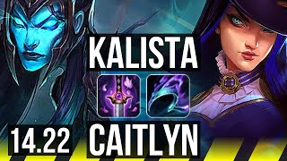 KALISTA & Pantheon vs CAITLYN & Lulu (ADC) | KR Diamond | 14.22