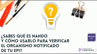 ¿Sabes que es NANDO y cómo usarlo para verificar el organismo notificado de tu EPI?