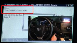 G-scan Adding Keyless Access Remote to a 2012 Honda CR-V