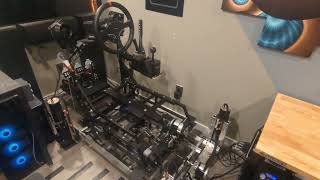 Sim Racing motion Rig update and overview.  Dof Reality h3 conversion.