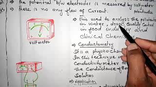 Class10|| Define Potentiometery overview  || Conductometry || chemistry chapter 7