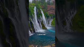 Most beautiful 6 waterfalls at California USA 🇺🇸 ​⁠#waterfall #viral #shorts