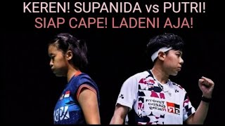 😱 SIP!1 PASTI KEREN NIH! Putri Kusuma Wardhani vs Supanida Katethong. Badminton Bulutangkis