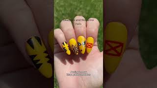 Deadpool and Wolverine nails #deadpool