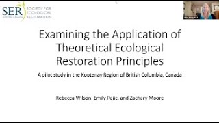 Ecosystem Restoration Practices in the Kootenays