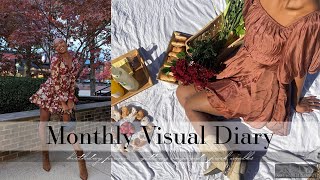 Monthly visual diary | Birthday Picnic | Getting Engaged | Park Walks