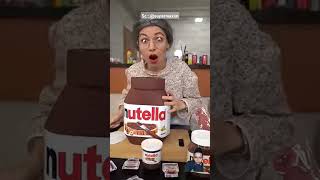 Nenek makan sereal #chocolate #comedy #nutella