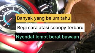 Knapa gak dari dulu coba cara ini scoopy,beat deluxe,genio terbaru brebet lemot