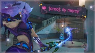 pocketing an INSANE widowmaker in a SILVER lobby ♡ mercy silver gameplay on pc ⋆౨ৎ˚⟡˖ | ow2